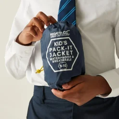 Kids' Pack It Waterproof Packaway Jacket | Midnight
