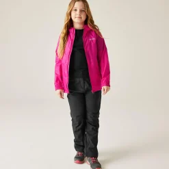 Kids' Pack It Waterproof Packaway Jacket | Cabaret Pink