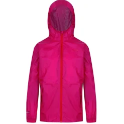 Kids' Pack It Waterproof Packaway Jacket | Cabaret Pink