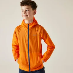 Kids' Pack It Waterproof Packaway Jacket | Orange
