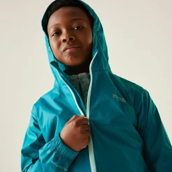 Kids' Pack It Waterproof Packaway Jacket | Green
