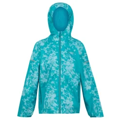 Kids' Printed Lever II Waterpoof Jacket | Icy Morn Aruba Blue Exotic Plume