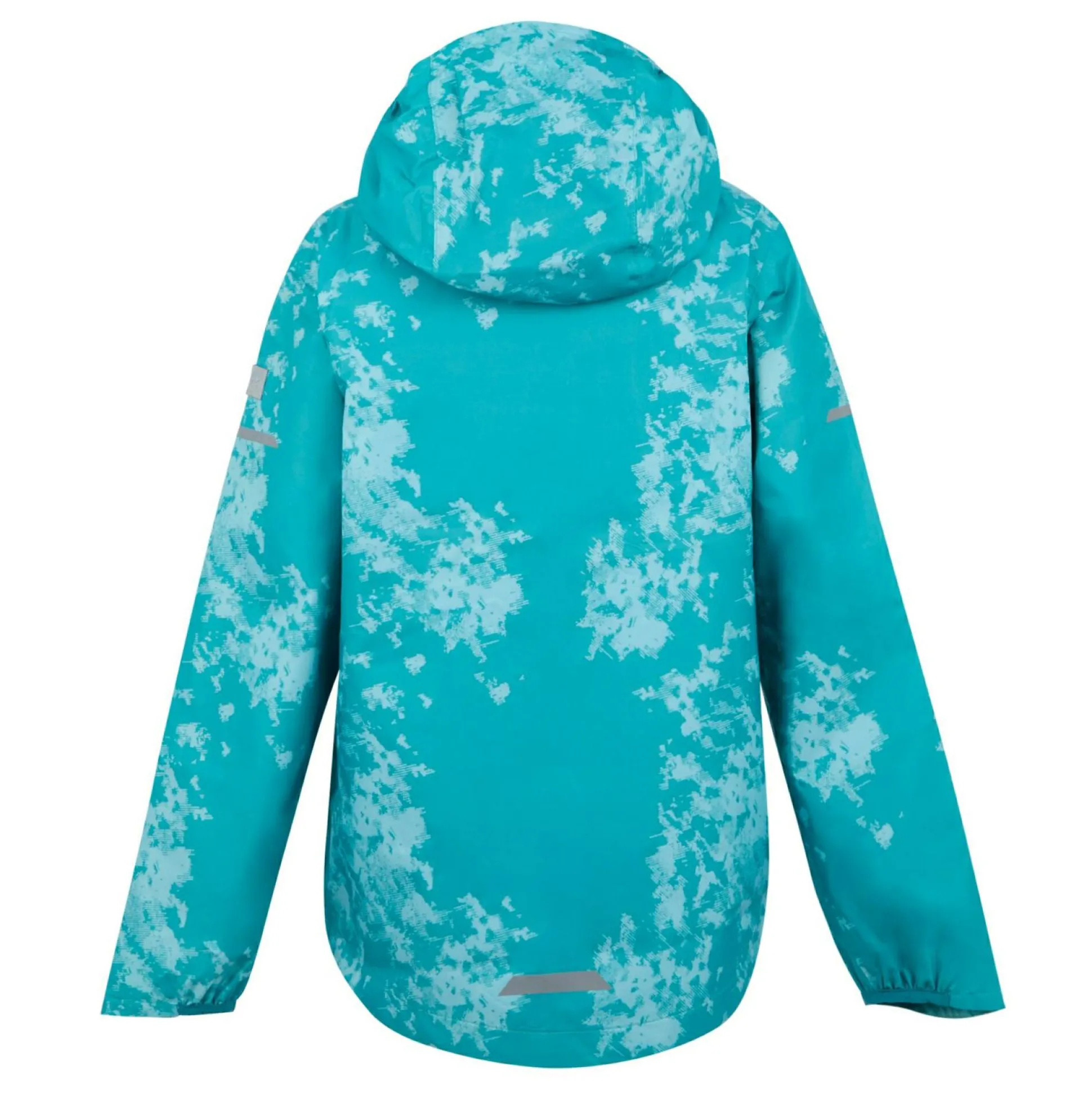 Kids' Printed Lever II Waterpoof Jacket | Icy Morn Aruba Blue Exotic Plume