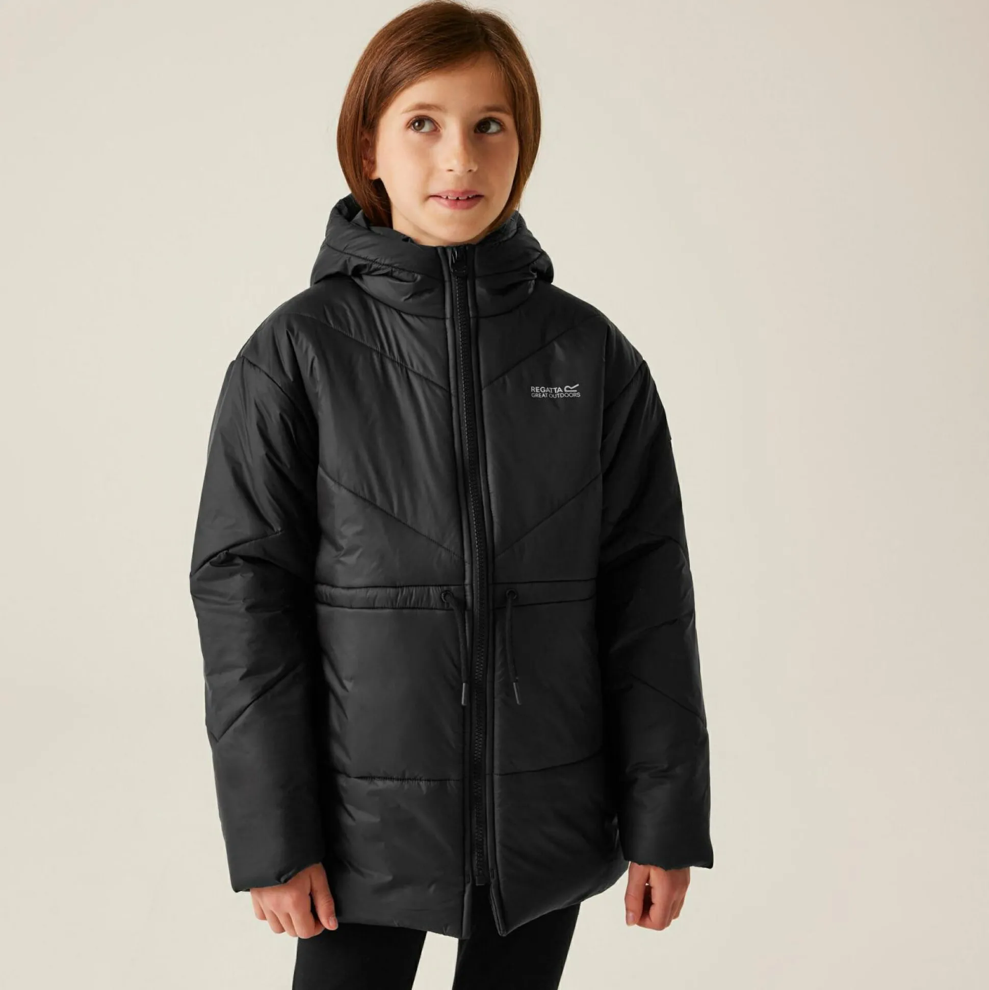 Kids' Rurie Quilted Jacket | Black
