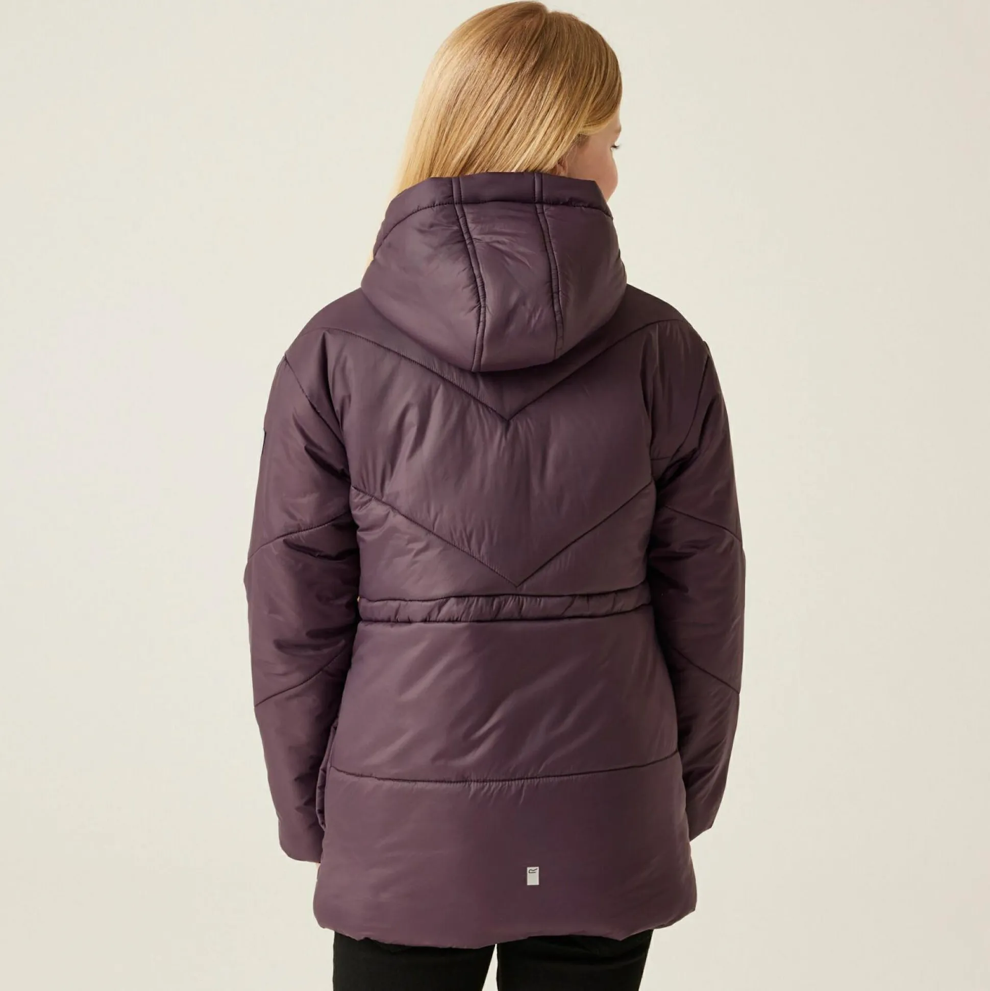 Kids' Rurie Quilted Jacket | Deep Plum