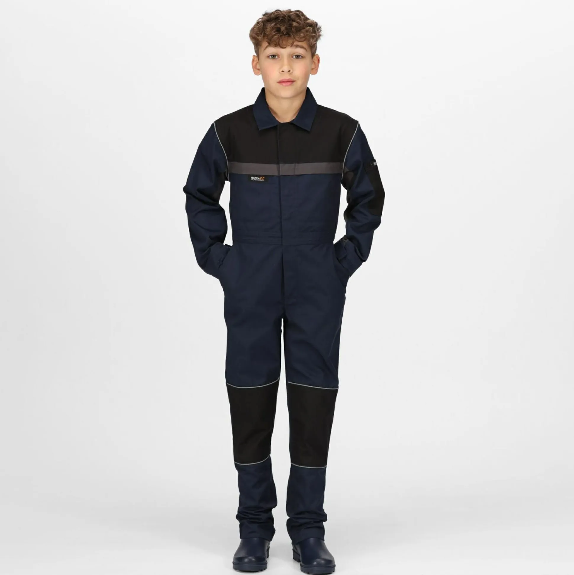 Kids' Seedling Stud Coverall | Navy