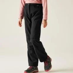 Kids' Softshell Trousers | Black