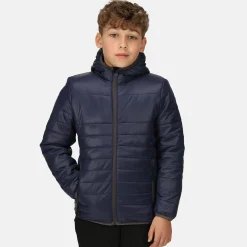 Kids' Stormforce Thermal Insulated Hooded Jacket | Navy