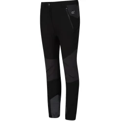 Kids' Tech Mountain Walking Trousers | Black Ash