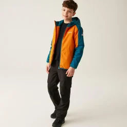 Kids' Volcanics VIII Reflective Jacket | Fox Moroccan Blue