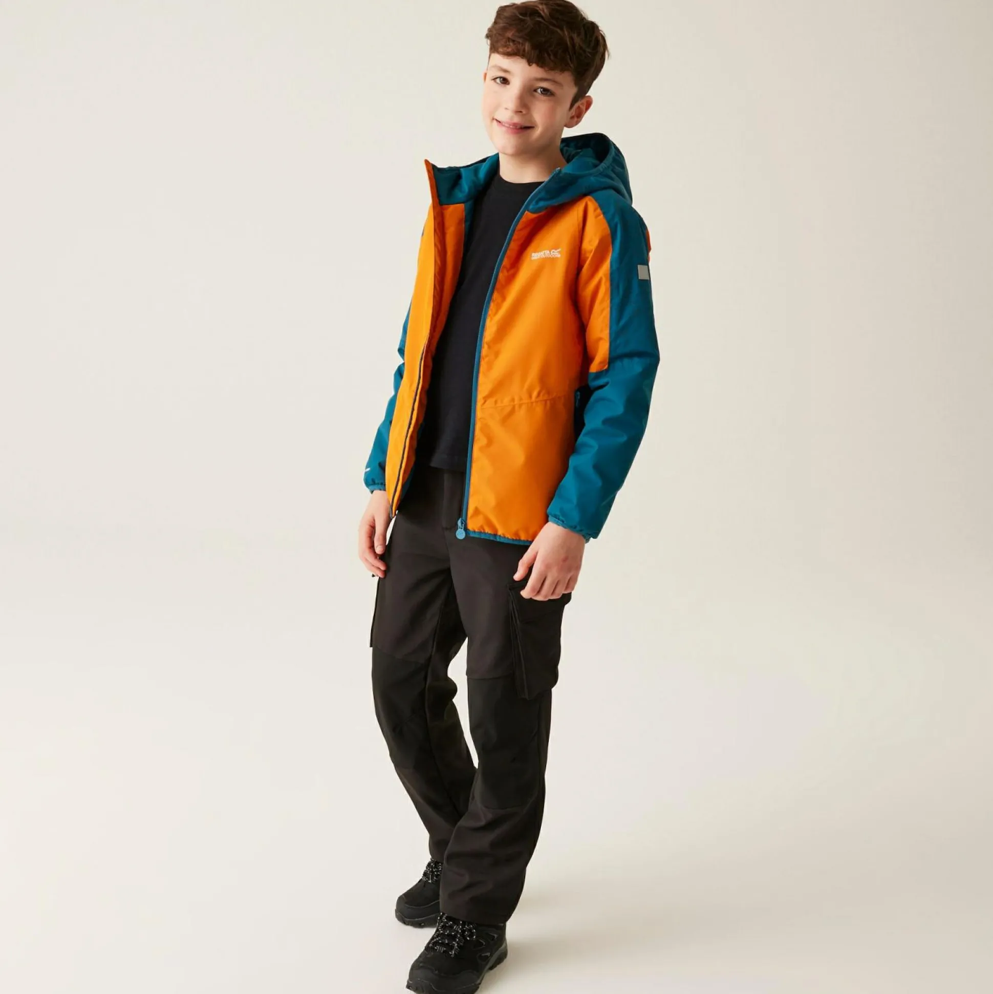 Kids' Volcanics VIII Reflective Jacket | Fox Moroccan Blue