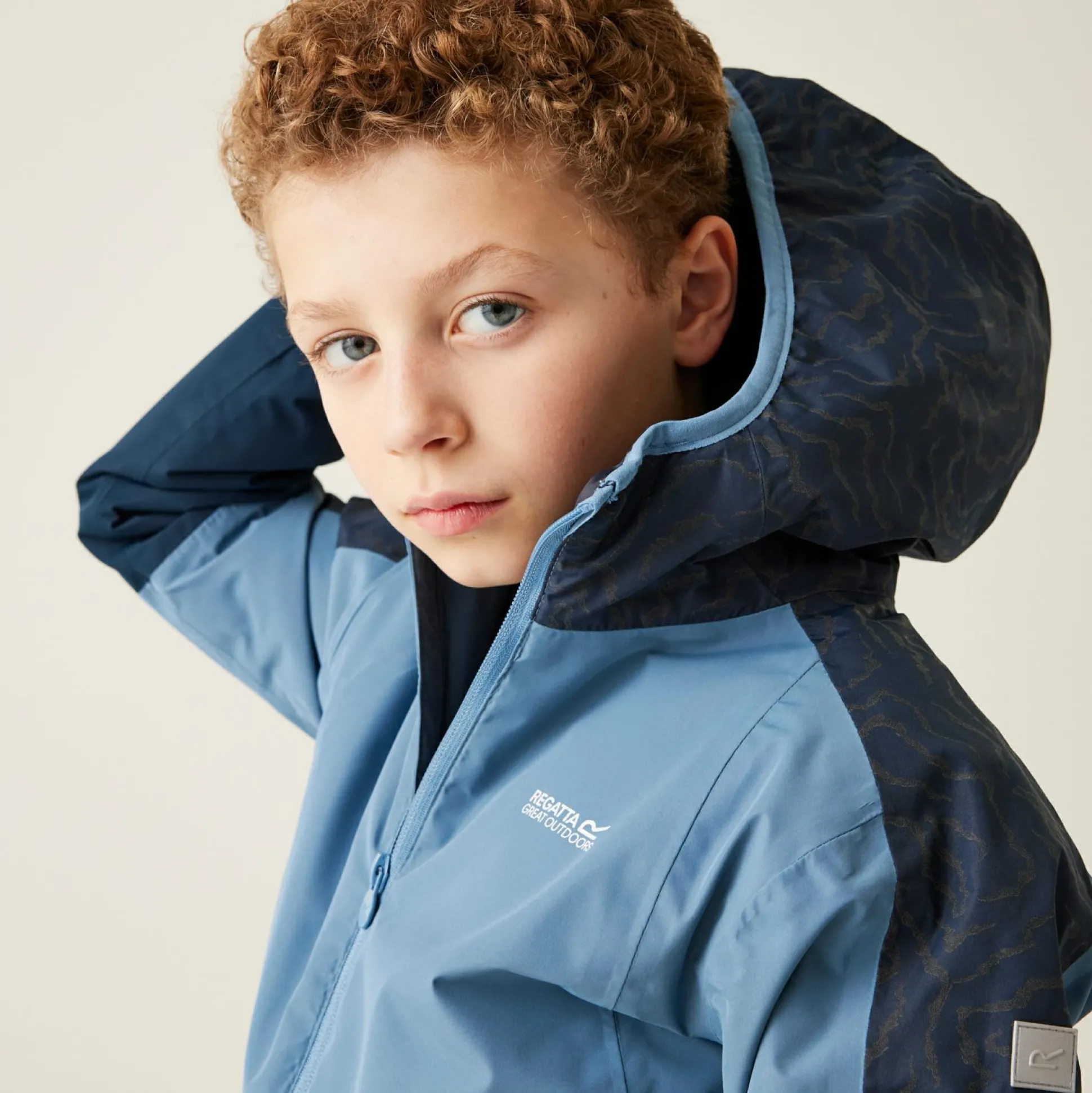 Kids' Volcanics VIII Reflective Jacket | Coronet Blue Navy