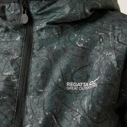 Kids' Volcanics VIII Reflective Jacket | Seal Grey Terrain Print