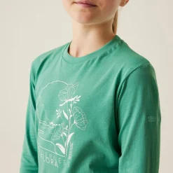 Kids' Wenbie III Graphic T-Shirt | Dusty Green Flower Mountain