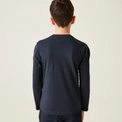 Kids' Wenbie III Graphic T-Shirt | Navy Mountain Outline