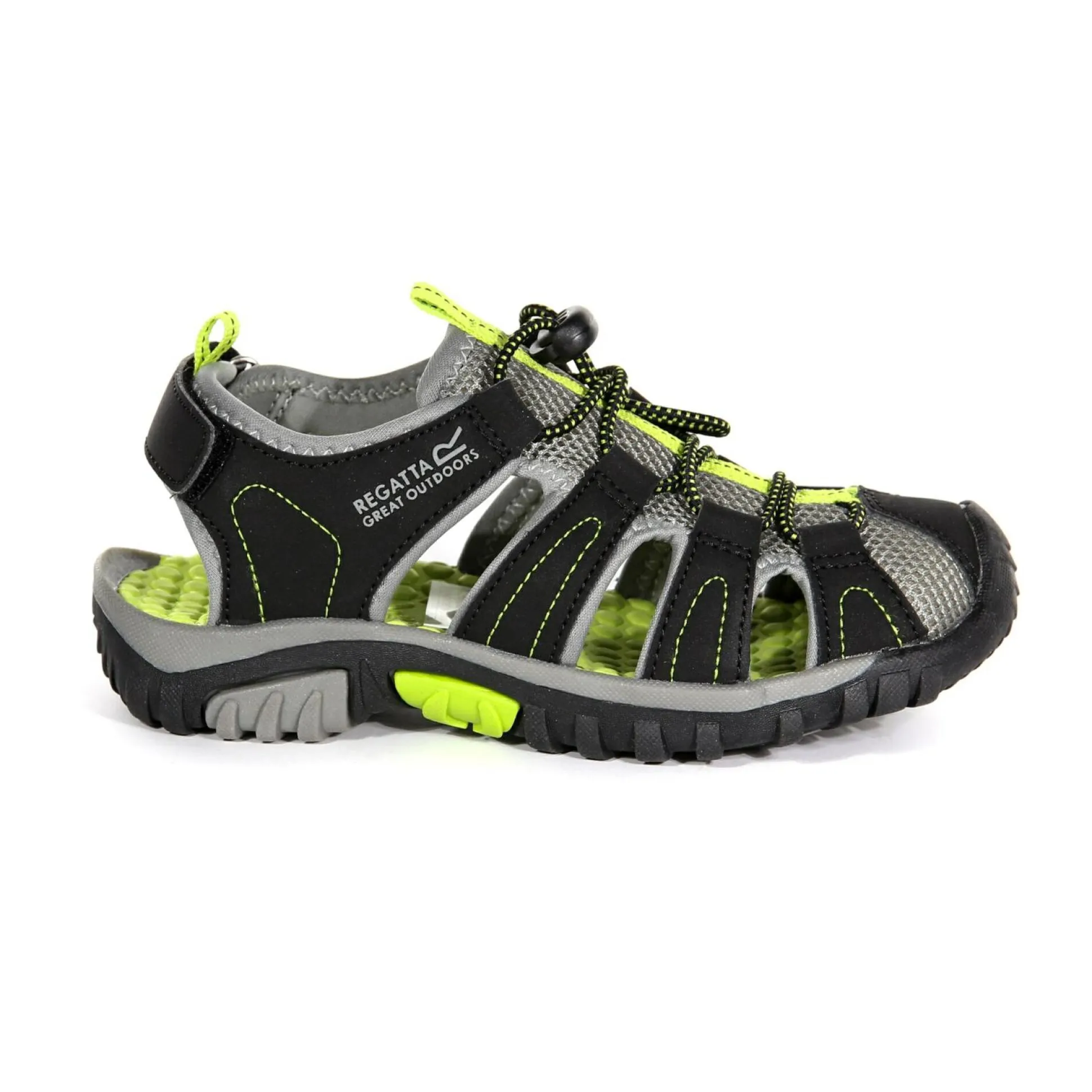 Kids' Westshore Lightweight Walking Sandals | Black Lime Green