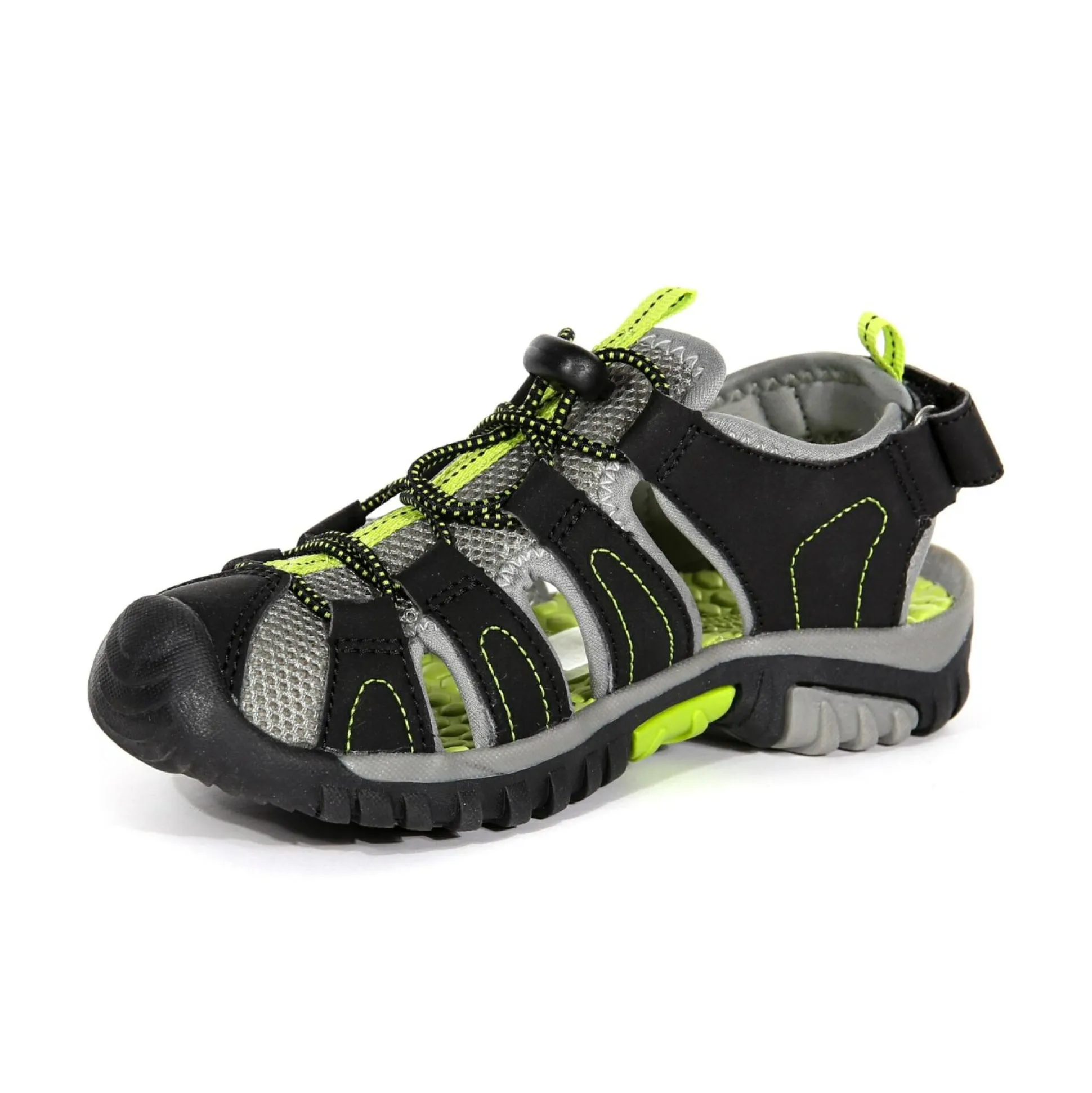 Kids' Westshore Lightweight Walking Sandals | Black Lime Green