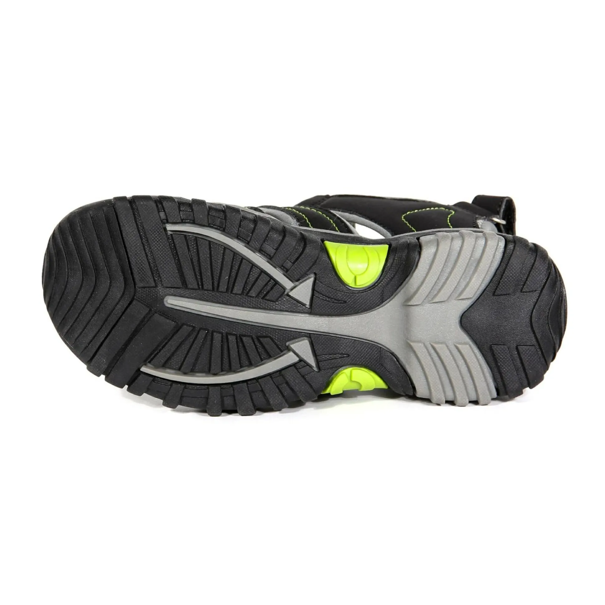 Kids' Westshore Lightweight Walking Sandals | Black Lime Green
