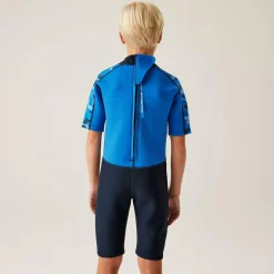 Kids' Wetsuit  | Blue Camo Olympian Blue Navy