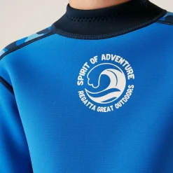 Kids' Wetsuit  | Blue Camo Olympian Blue Navy