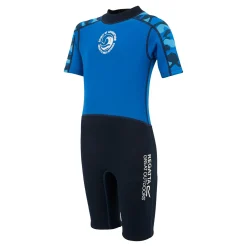 Kids' Wetsuit  | Blue Camo Olympian Blue Navy