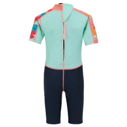 Kids' Wetsuit | Tropical Leaf Aruba Blue Navy