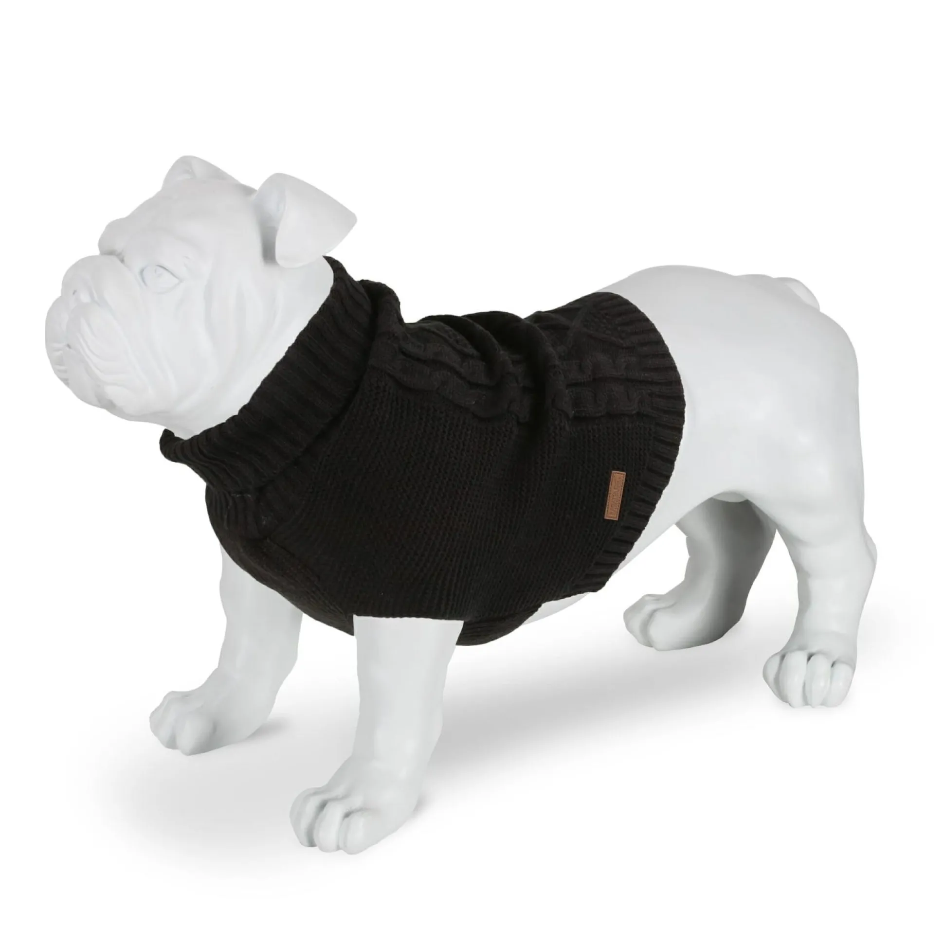 Knitted Dog Jumper | Black