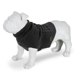 Knitted Dog Jumper | Ebony