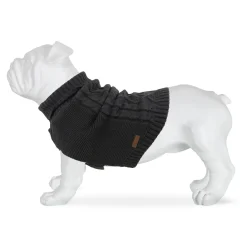Knitted Dog Jumper | Ebony