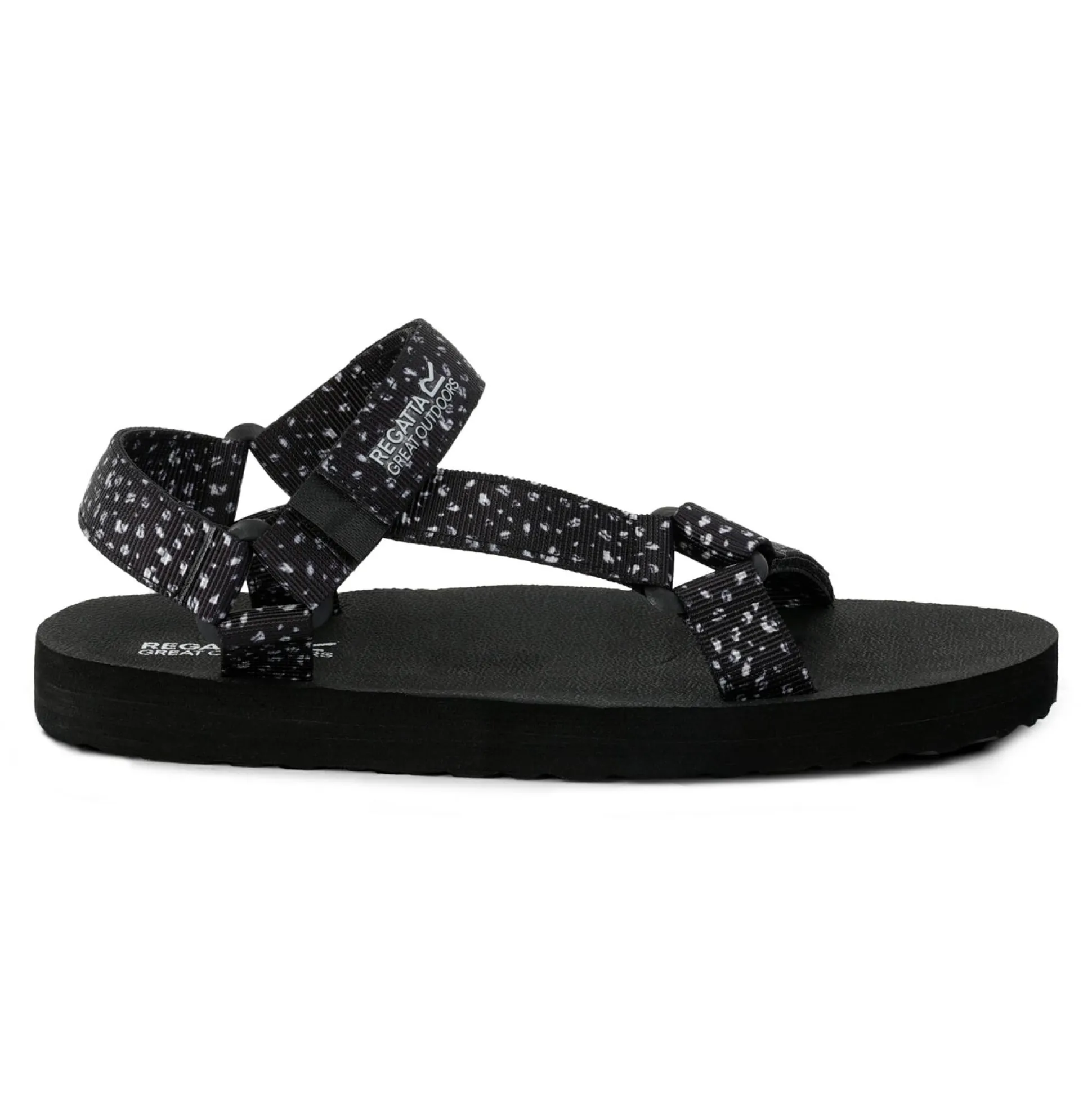 Lady Vendeavour Sandal | Black White Polka Dot