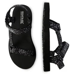 Lady Vendeavour Sandal | Black White Polka Dot