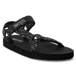 Lady Vendeavour Sandal | Black White Polka Dot