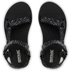 Lady Vendeavour Sandal | Black White Polka Dot