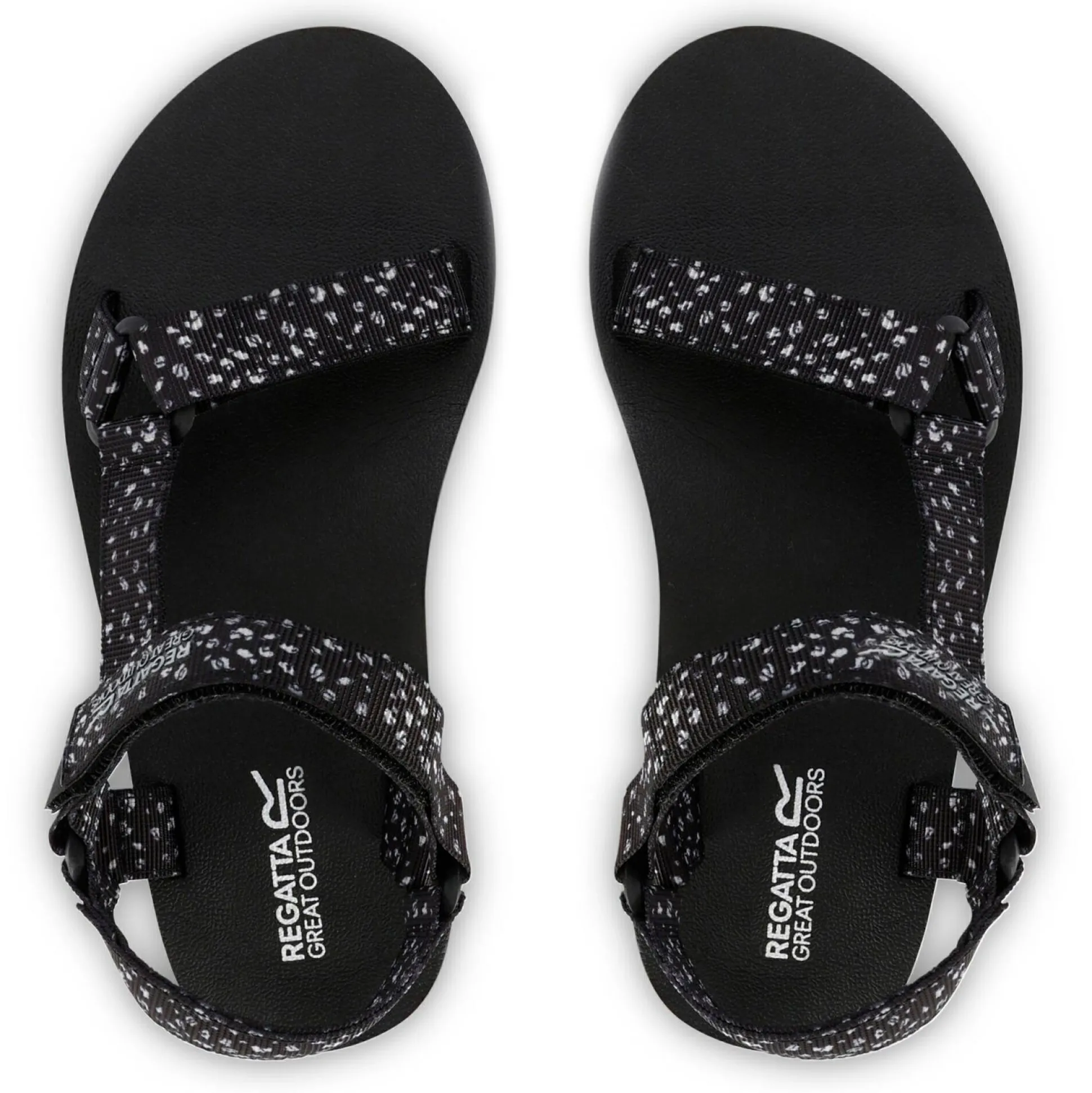 Lady Vendeavour Sandal | Black White Polka Dot