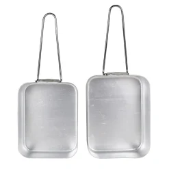 Lightweight Aluminium Mess Tin Set | Silver