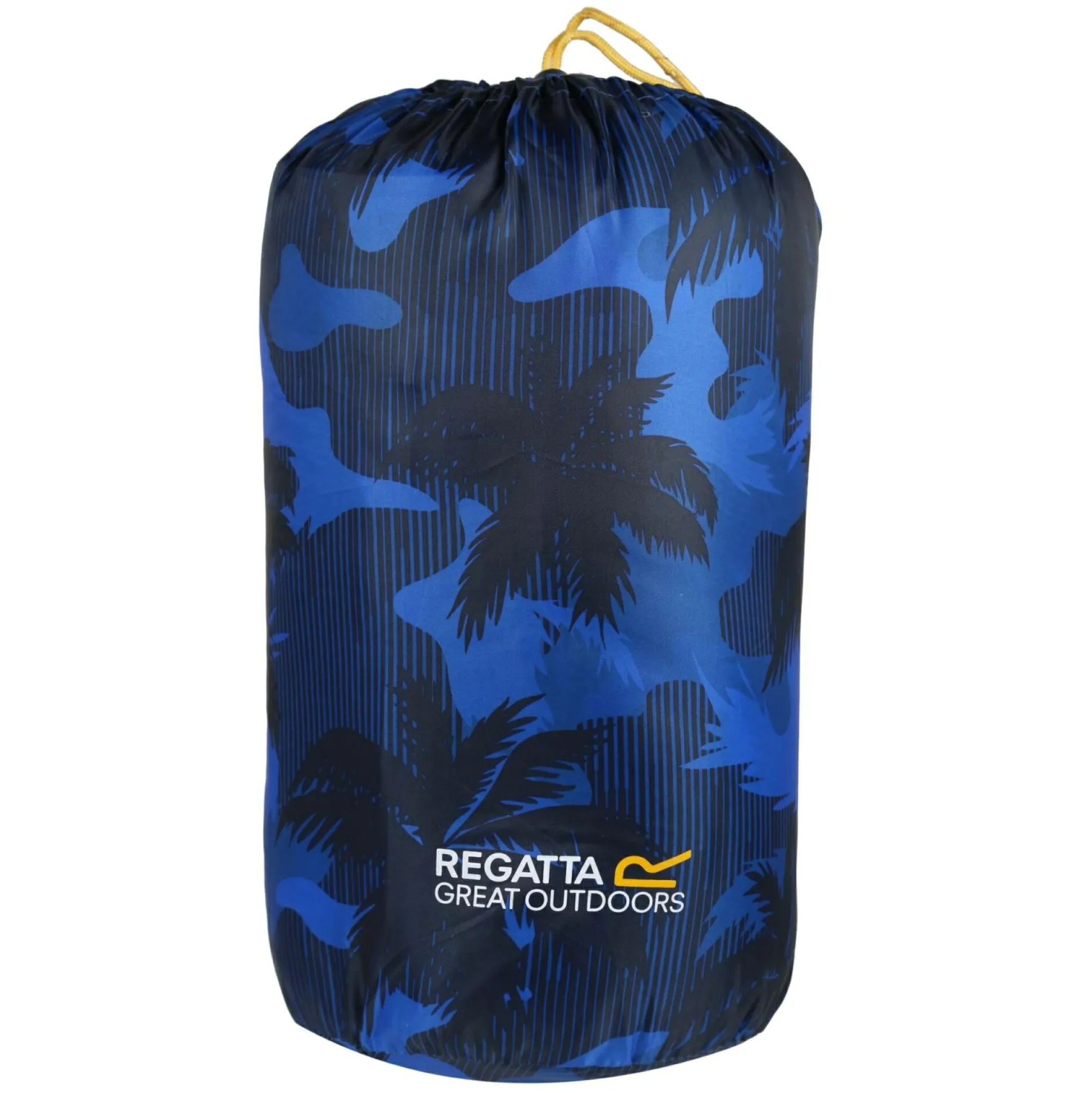 Maui Kids Polyester Lined Sleeping Bag | Oxford Blue Palm Tree