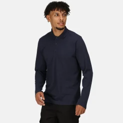 Men's 65/35 LS Polo Top | Navy