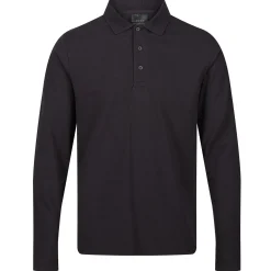 Men's 65/35 LS Polo Top | Seal Grey