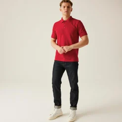 Men's 65/35 SS Polo Top | Classic Red