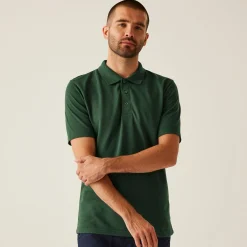 Men's 65/35 SS Polo Top | Dark Green