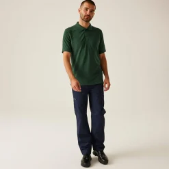 Men's 65/35 SS Polo Top | Dark Green
