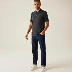 Men's 65/35 SS Polo Top | Seal Grey