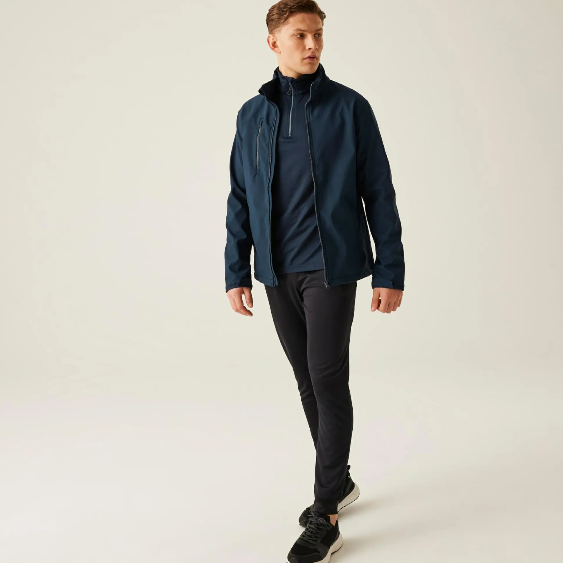 Men's Ablaze 3 Layer Softshell Jacket | Navy