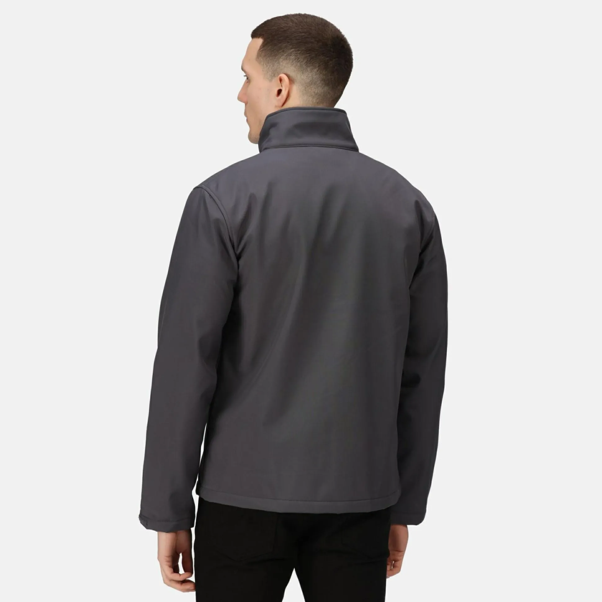 Men's Ablaze 3 Layer Softshell Jacket | Seal Grey Black