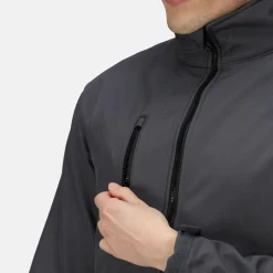 Men's Ablaze 3 Layer Softshell Jacket | Seal Grey Black