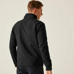 Men's Ablaze Printable Softshell Jacket | Black Classic Red