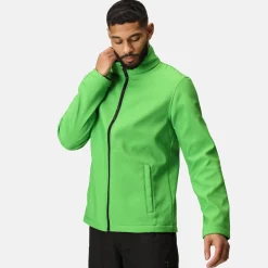 Men's Ablaze Printable Softshell Jacket | Extreme Green Black