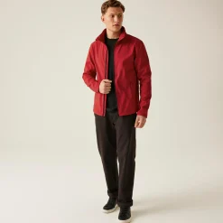 Men's Ablaze Printable Softshell Jacket | Classic Red Black