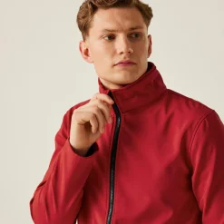 Men's Ablaze Printable Softshell Jacket | Classic Red Black