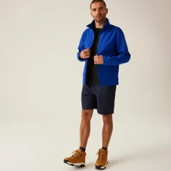 Men's Ablaze Printable Softshell Jacket | New Royal Black